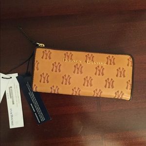 Dooney & Bourke Yankees Leather Wallet